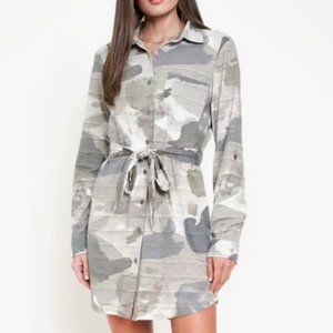 Mystree - CAMO Dress - NWT - Grey